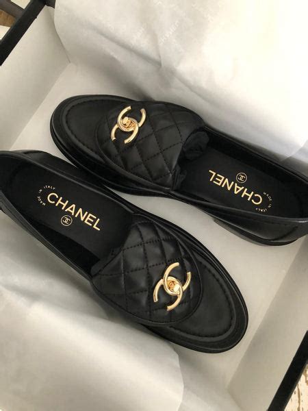 chanel loafers black and white|Chanel loafers cheap.